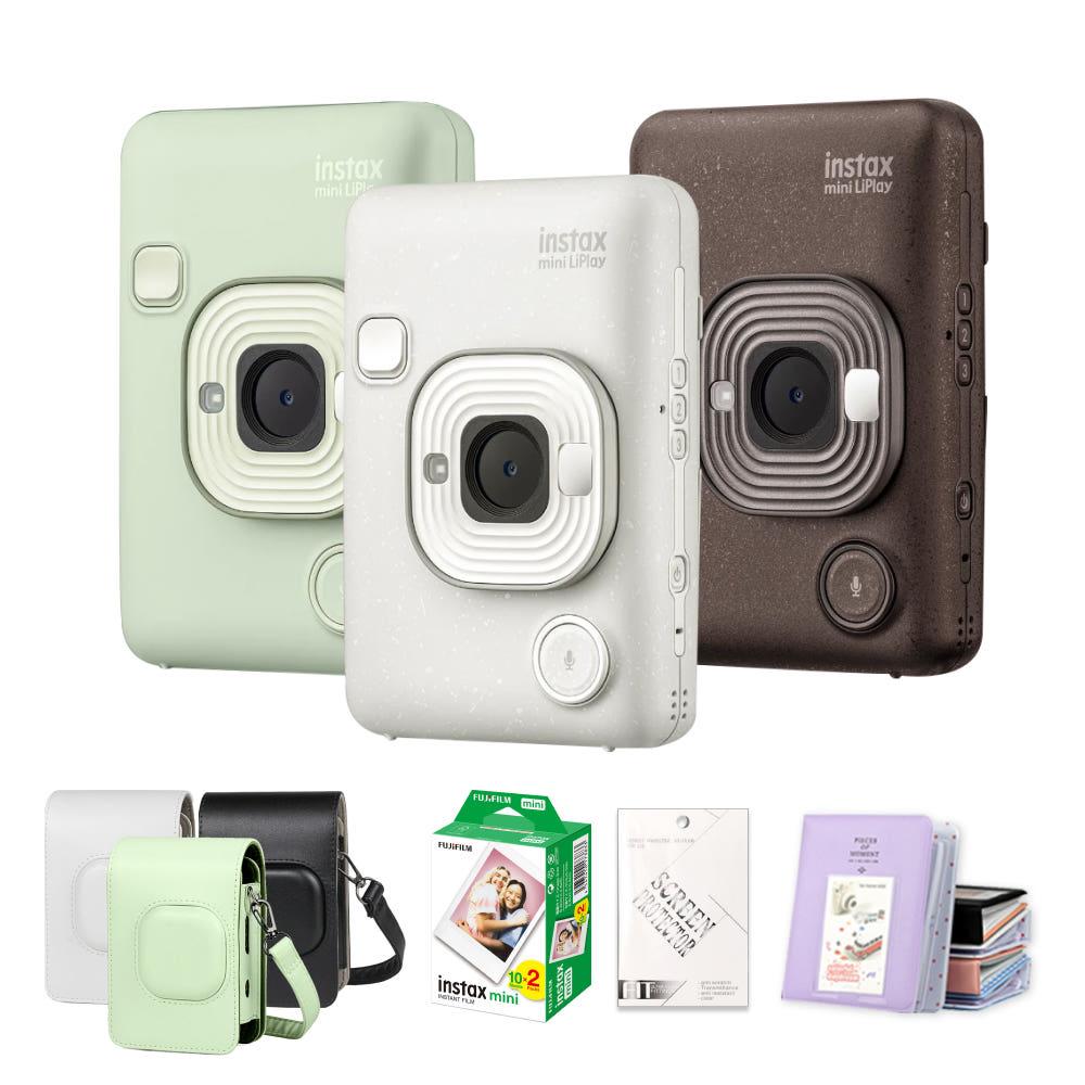 [C타입] 인스탁스 미니 리플레이 하이브리드 카메라+전용케이스+필름2팩+선물SET