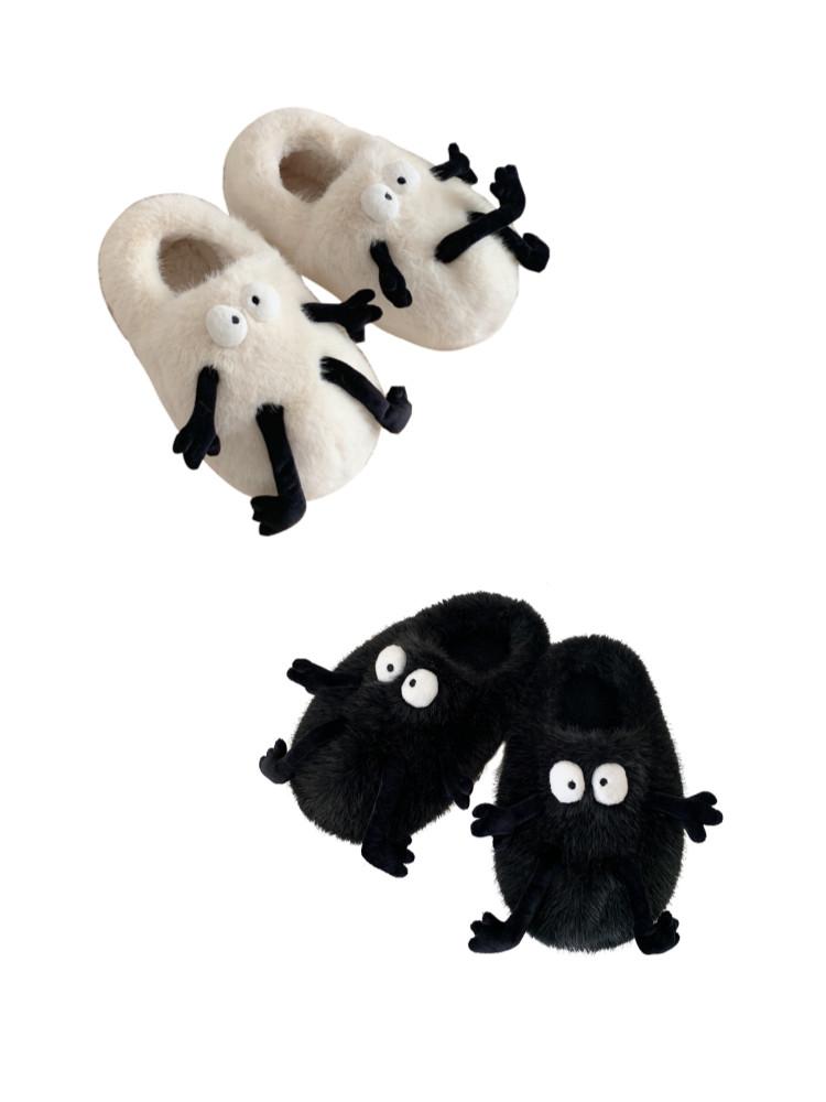 먼지요정 털슬리퍼 털실내화 귀여운 캐릭터 거실화 실내화