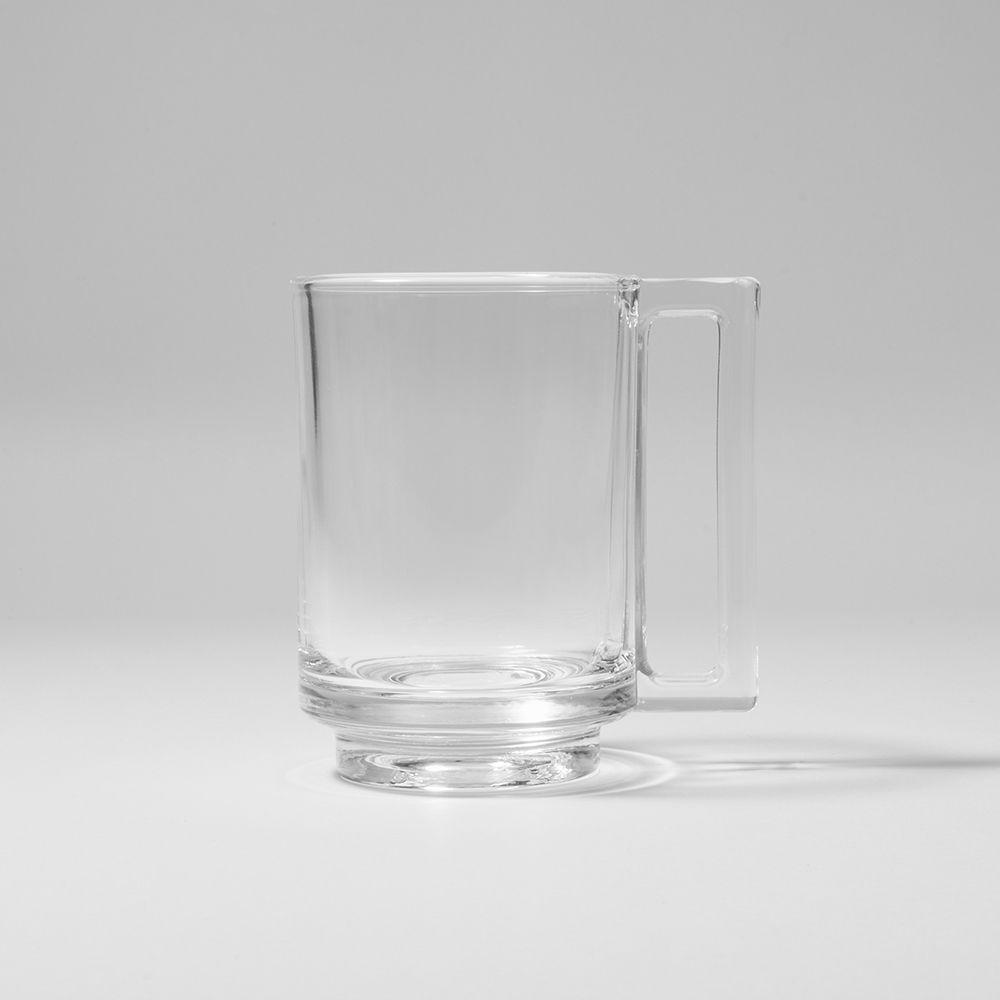 ARNO GLASS MUG/CLEAR
