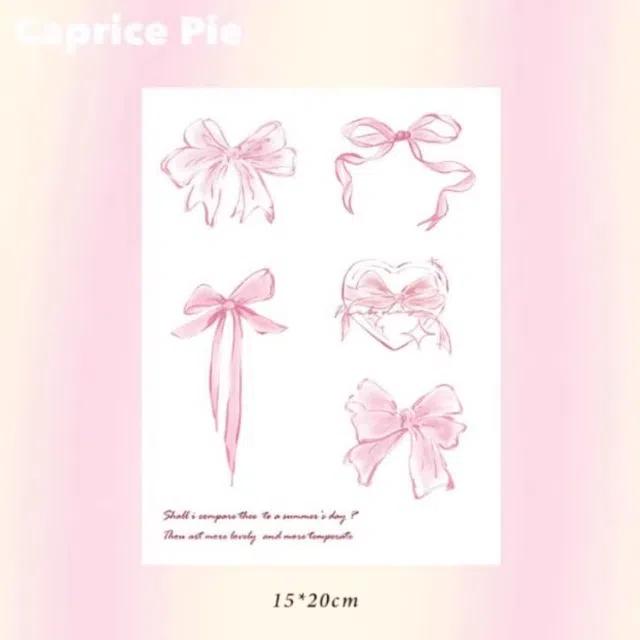 당일 출고 1+1 할인중 키치 감성 타투 스티커 문신 인스타 감성 리본 타투 스티커