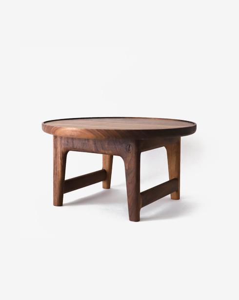 [장스목공방] 미니 원형소반