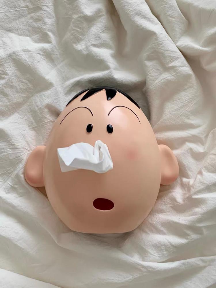 맹구 귀여운 티슈캐이스 수납함 트레이 오브제