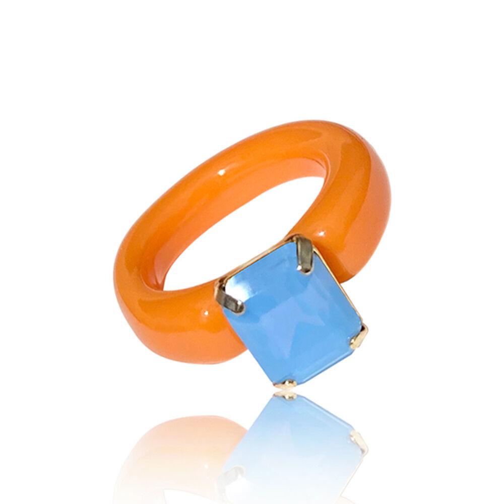 [아이키 착용] Foi ring, ORANGE PEEL (YLDSSARI02OR)