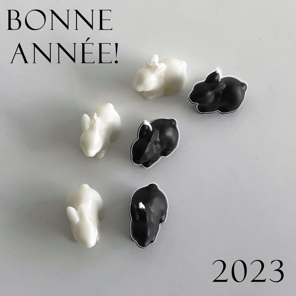 [REVER]  타이니버니 캔들 2023 계묘년 검은 토끼해 향초 답례품