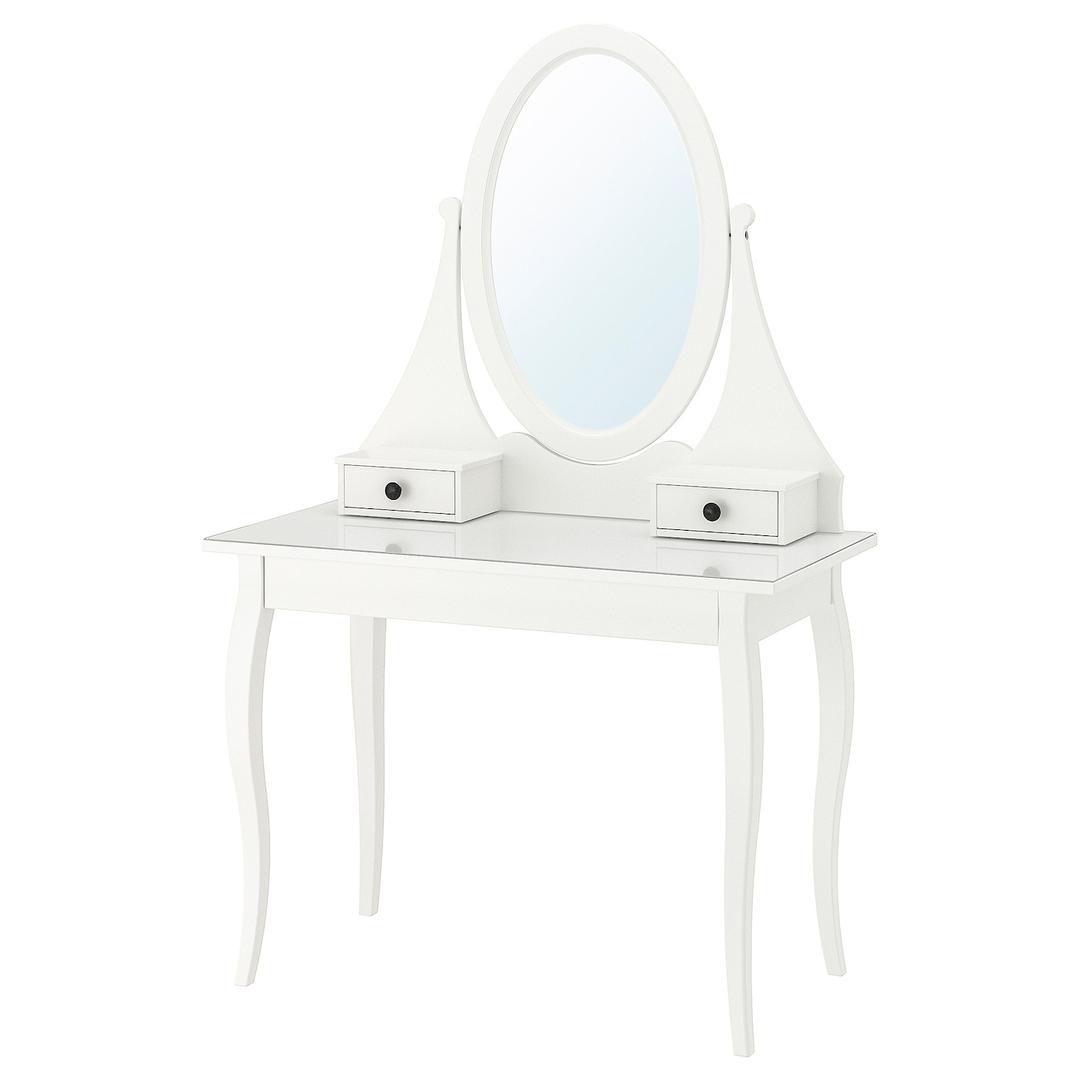 HEMNES 헴네스 거울화장대 - 화이트 100x50 cm