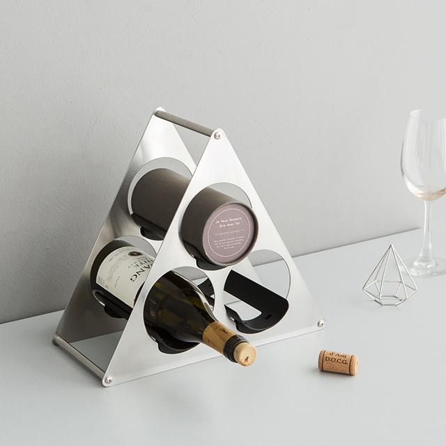 마켓비 PARA 와인랙 3병 KS1002WR 실버 당일발송