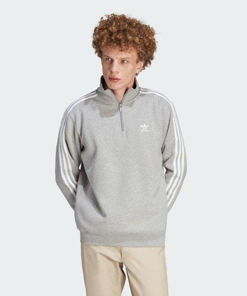 3S 하프집 스웨트셔츠 - 그레이 / IL2497