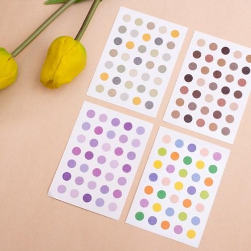 루카랩 폴카 도트 스티커