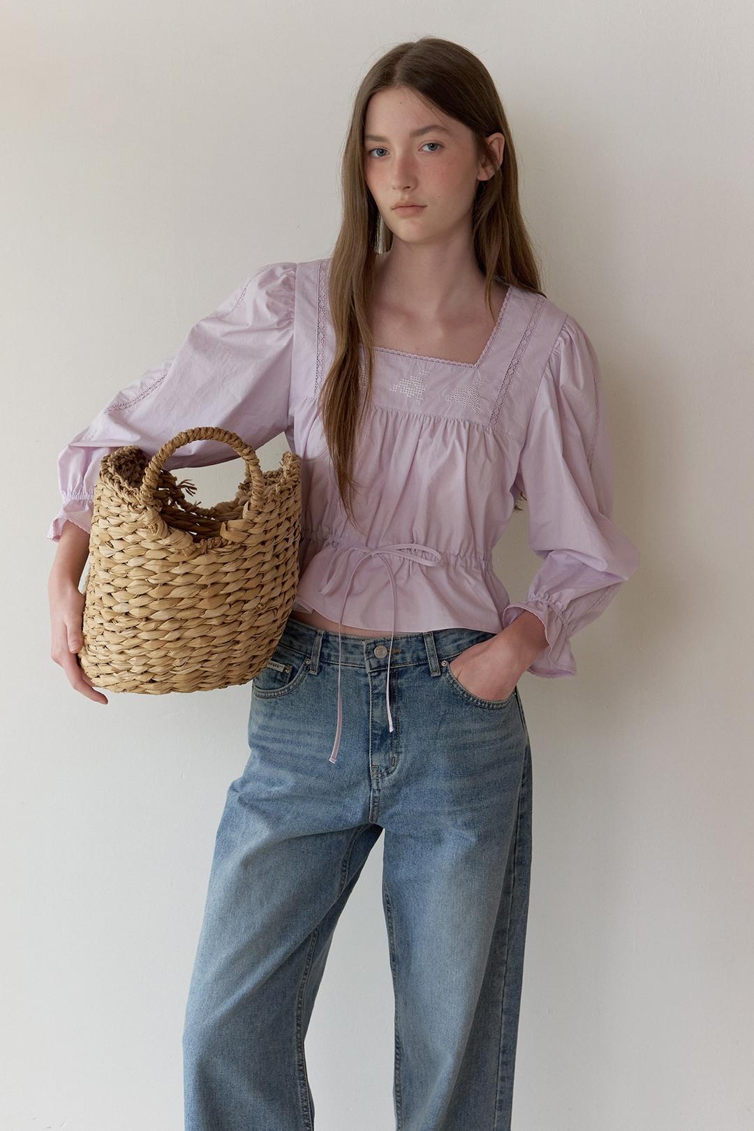 (2nd Re-stock) Rosita Top (Violet)