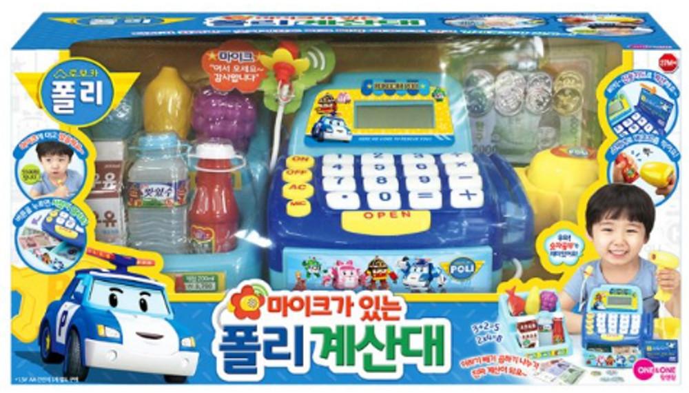 로보카폴리 마이크가 폴리 계산대놀이