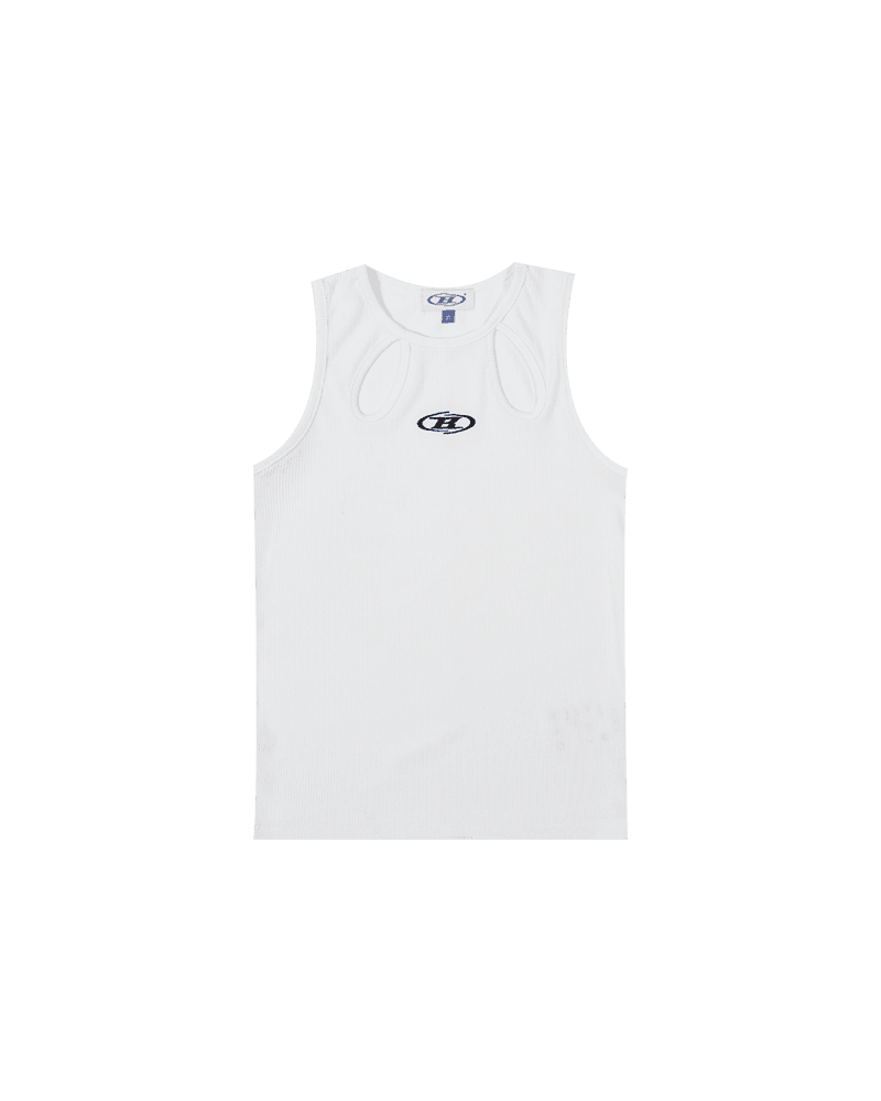 CUT-OUT TANK TOP(IVORY)