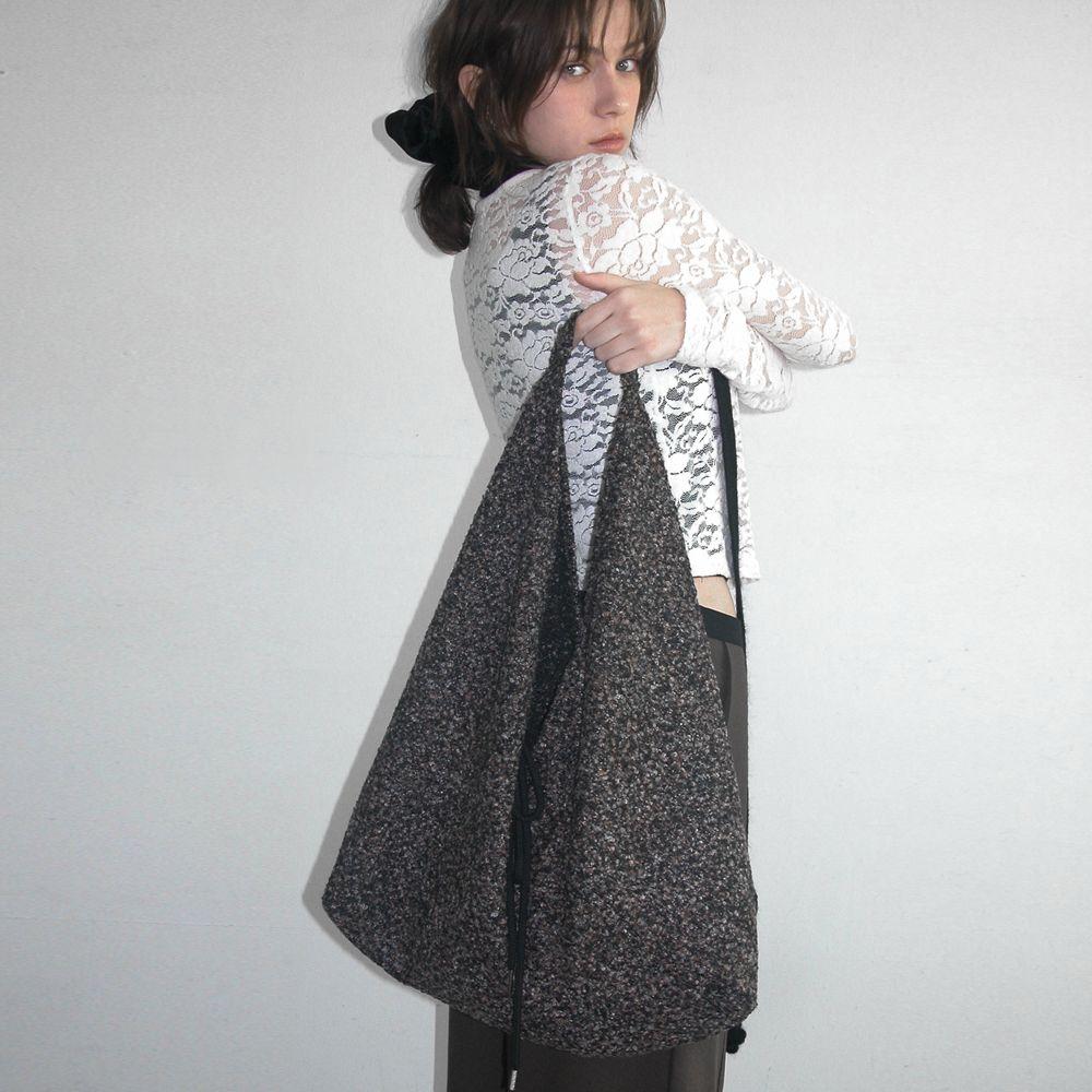 Jeanne Knit Shoulder Bag_Black