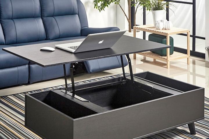 트랜스포머 거실 리프트 테이블 리프트업 쇼파테이블 (800/1200)