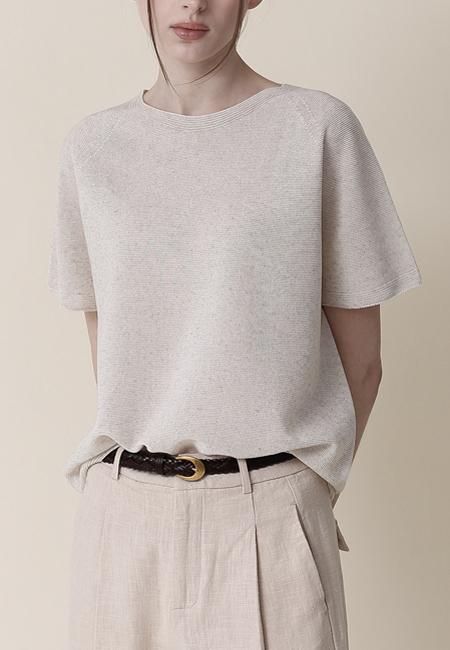 [1+1 기획] 프리미엄 무스 홀가먼트 린넨 니트 (2 TYPE)