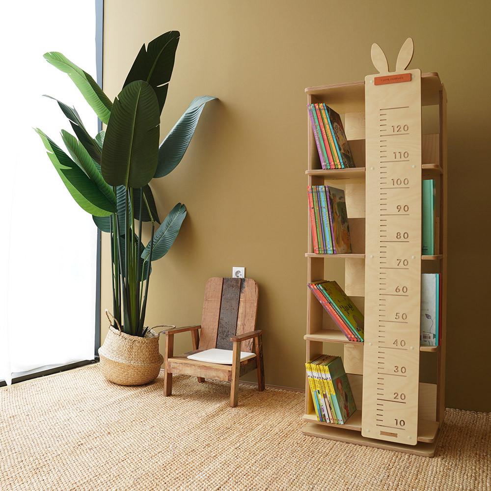 펀펀키즈 레빗 유아 아기 어린이 회전 책장 3단 4단