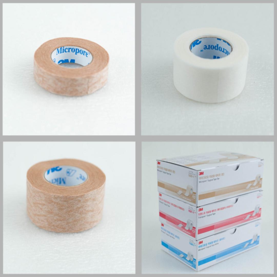 3M 종이반창고 마이크로포 의료용 테이프 종이 반창고 흰색/백색/갈색/살색 수면밴드, 1.25CM백색, 1개 - 반창고/밴드 | 쿠팡