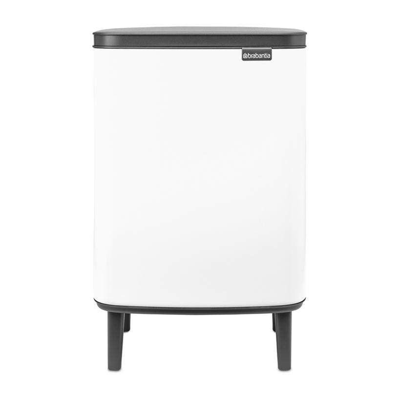 보 휴지통 하이 12 L, White