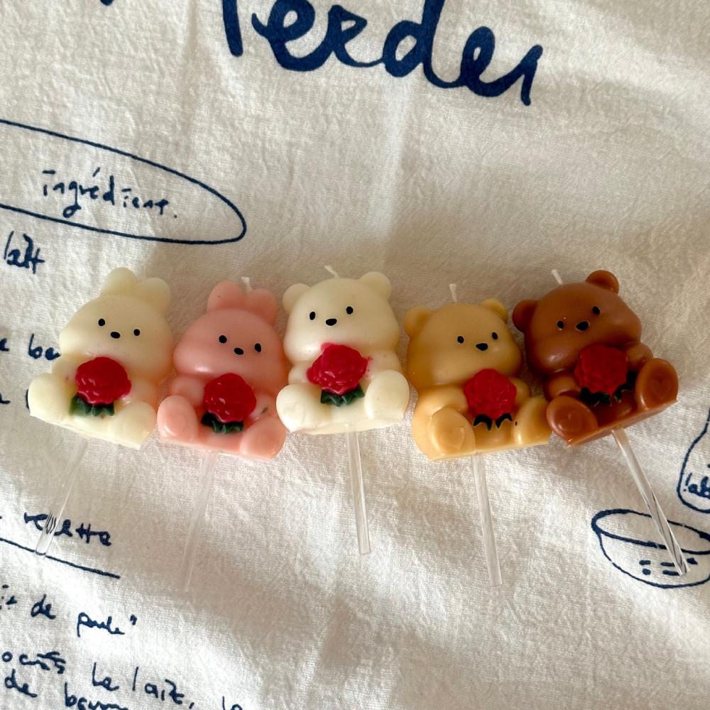 대형 카네이션 곰 토끼 초 어버이날 케이크 용돈박스 귀여운 선물 스승의날 감사