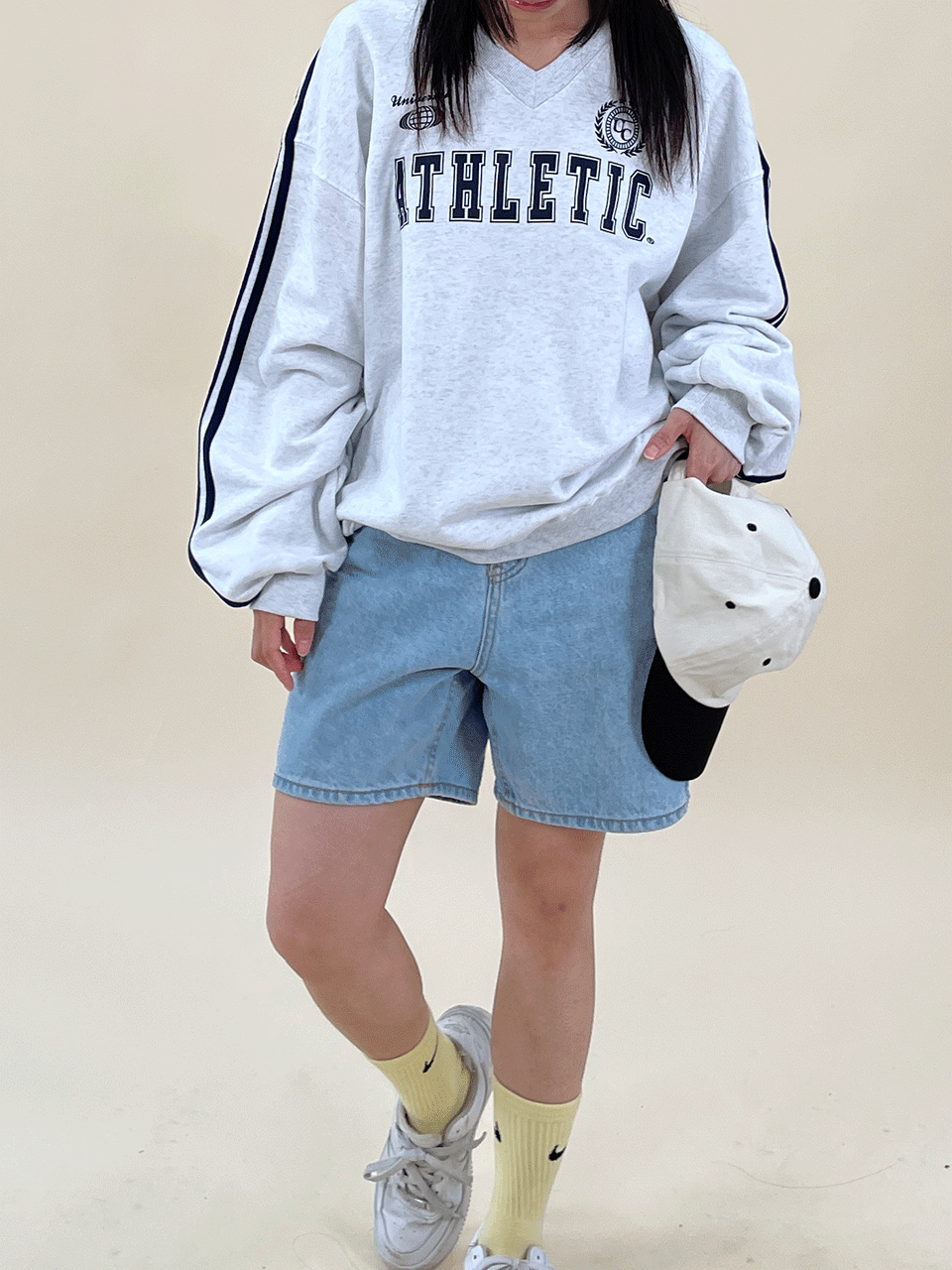 블록코어 라인 맨투맨_3color