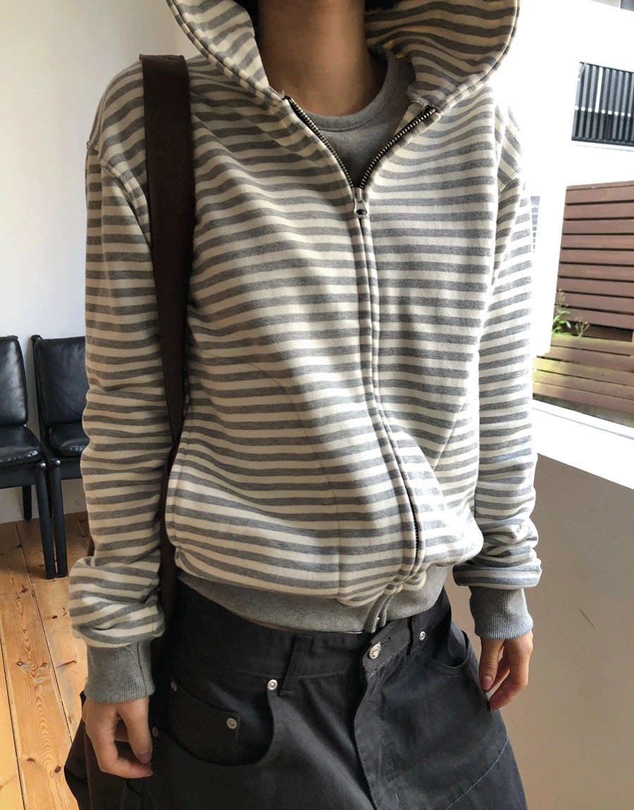 [MADE/바로배송] Dual Stripe Fit Hoodie (3Color)