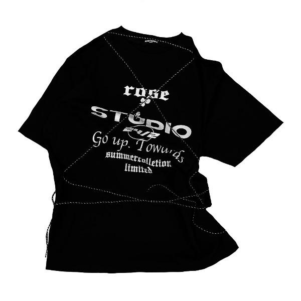 241-Season rope t-shirts [Black]