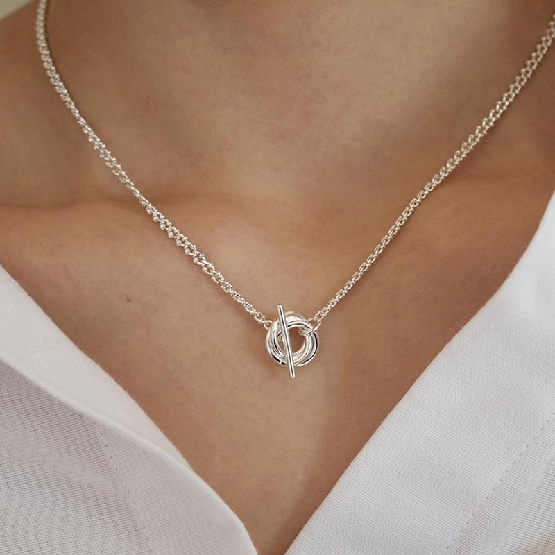 Trinity togle necklace(cuban)