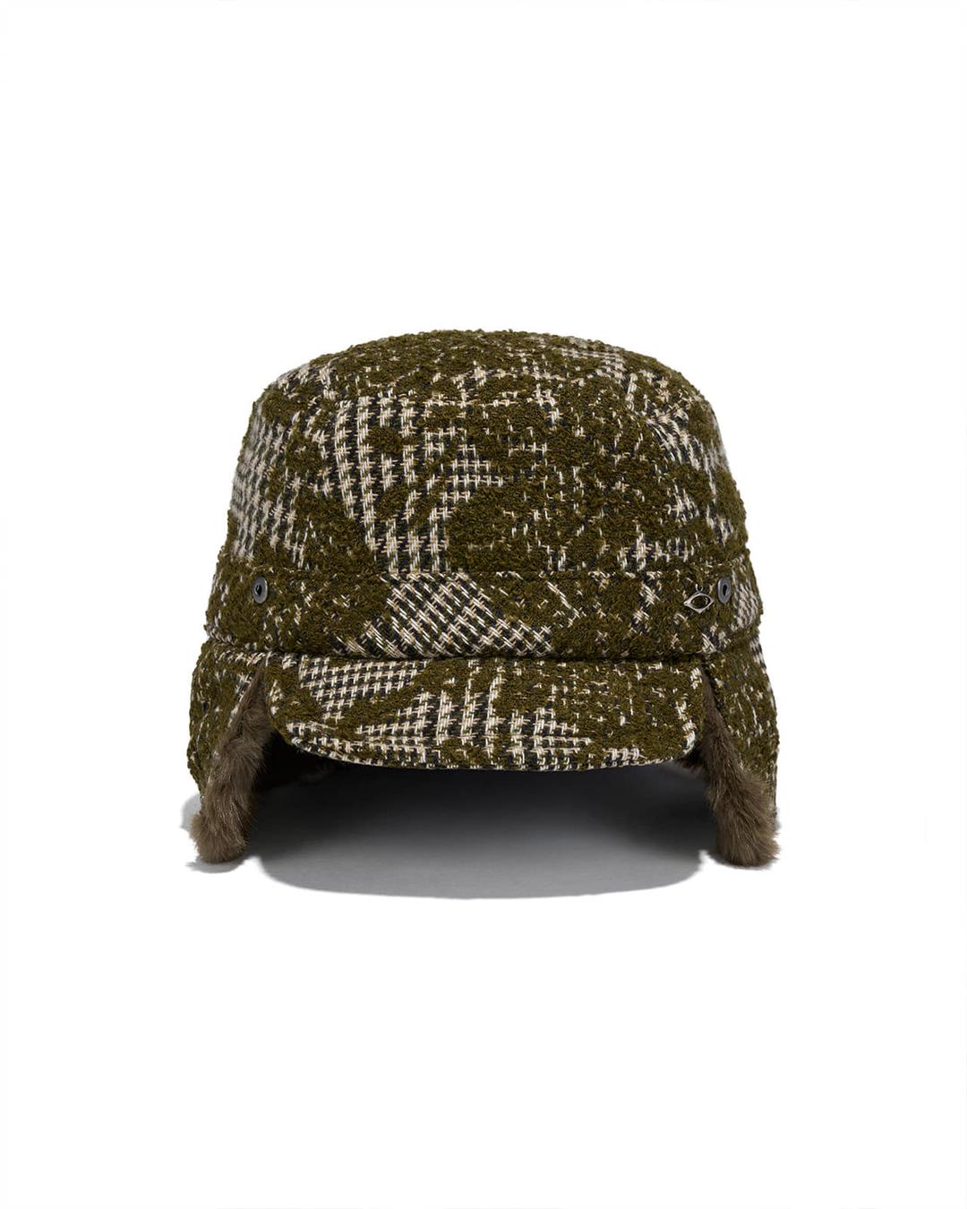 TWEED TRAPPER HAT_KHAKI