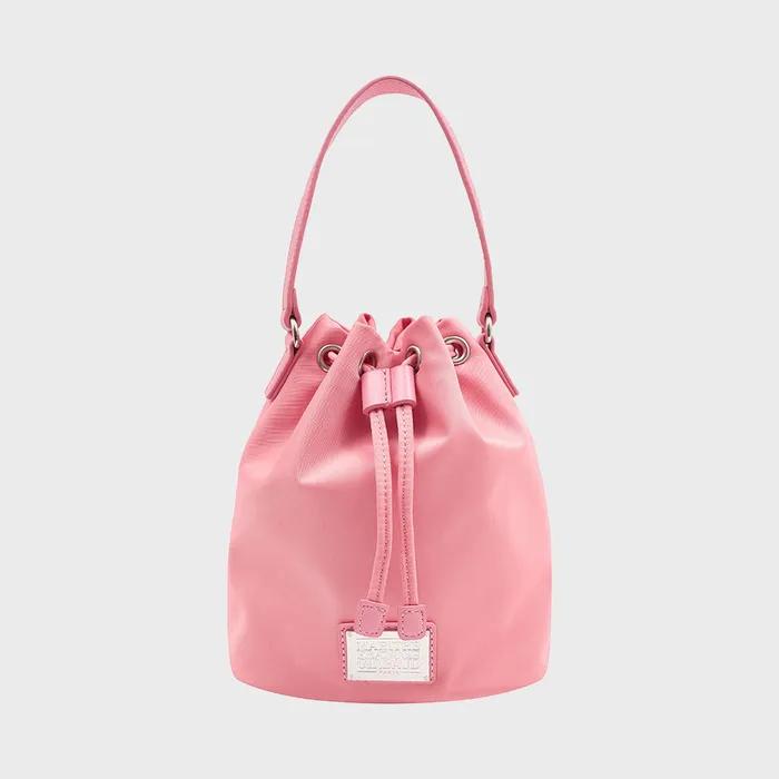 CLASSIC LOGO MINI BUCKET BAG pink