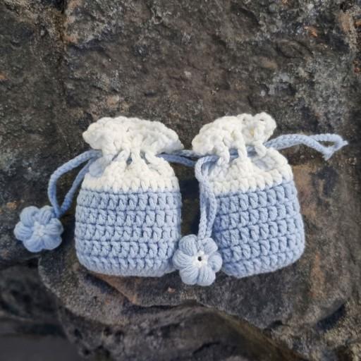 봄꽃 미니 뜨개 파우치 (에어팟,에어팟프로,버즈프로)