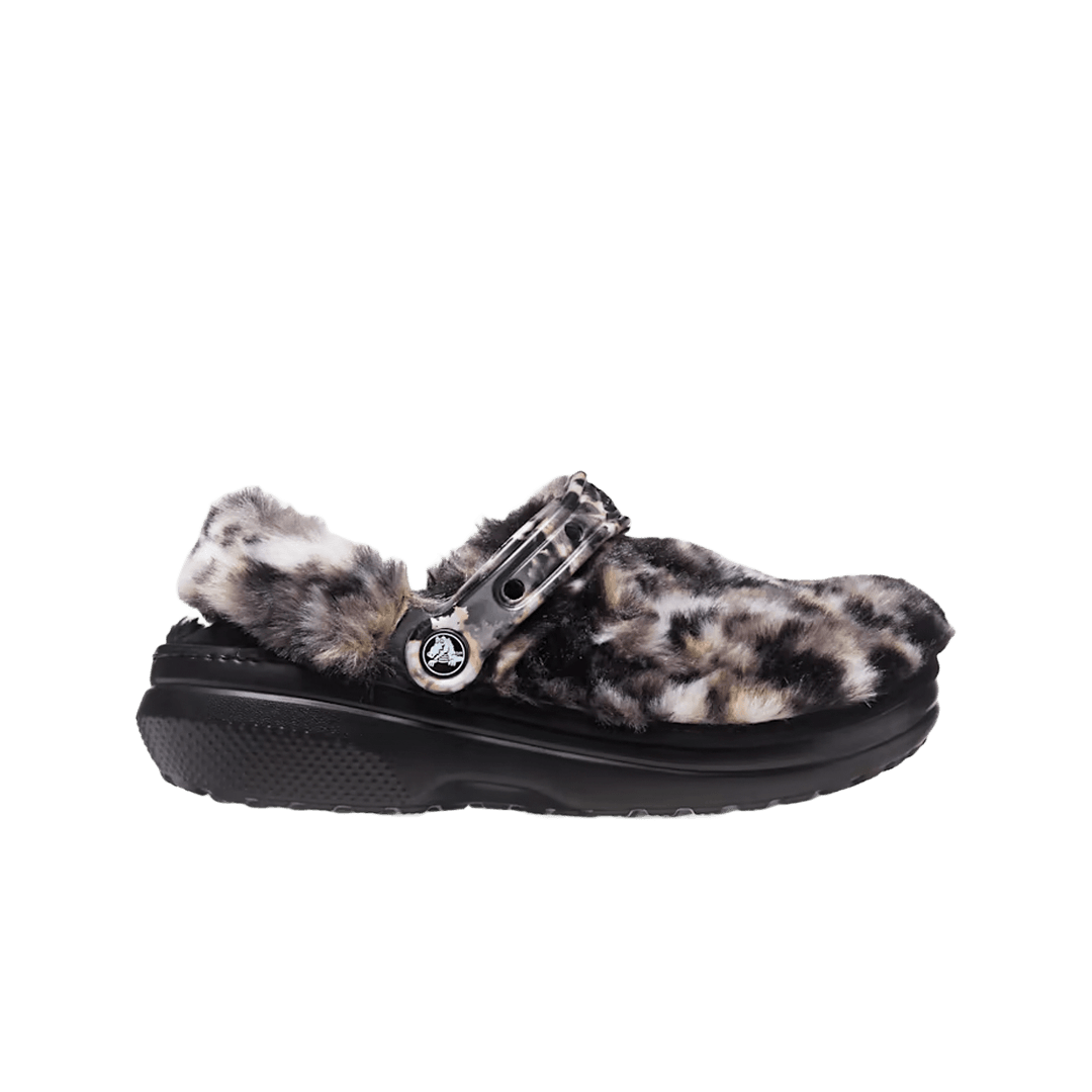 Crocs Classic Fur Sure Clog Black Multi