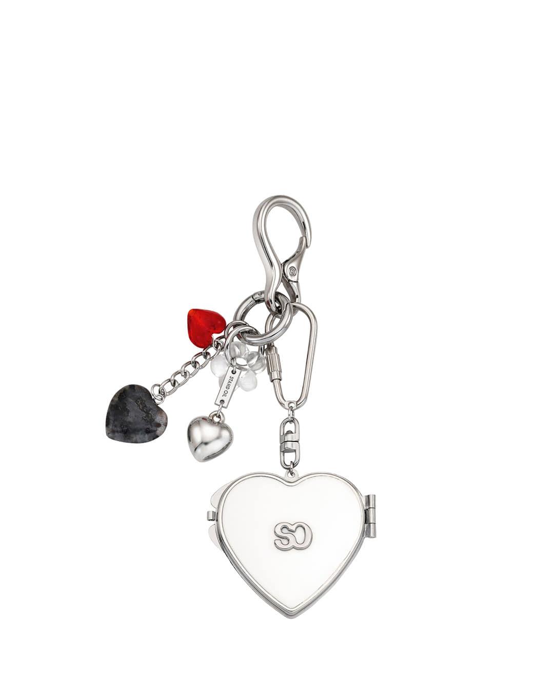 Heart Berry Keyring · 하트 베리 키링 / 실버
