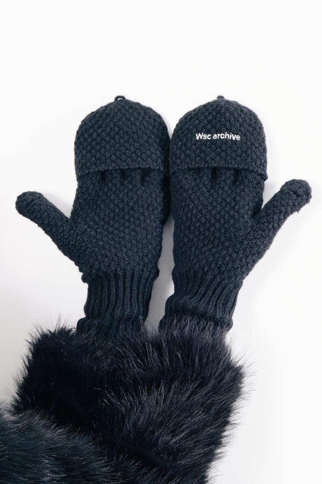 Knit 2-way gloves 001