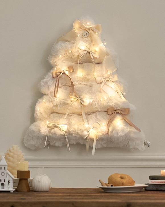 크리스마스 패브릭트리 밍크 라떼 풀세트