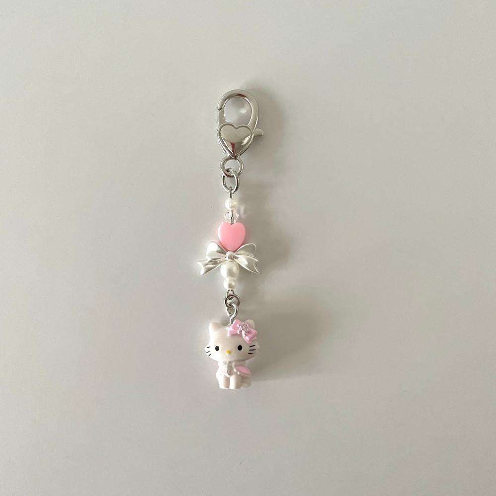 [밍글밍글 PICK🧚🏻]  RIBBON KITTY KEY RING
