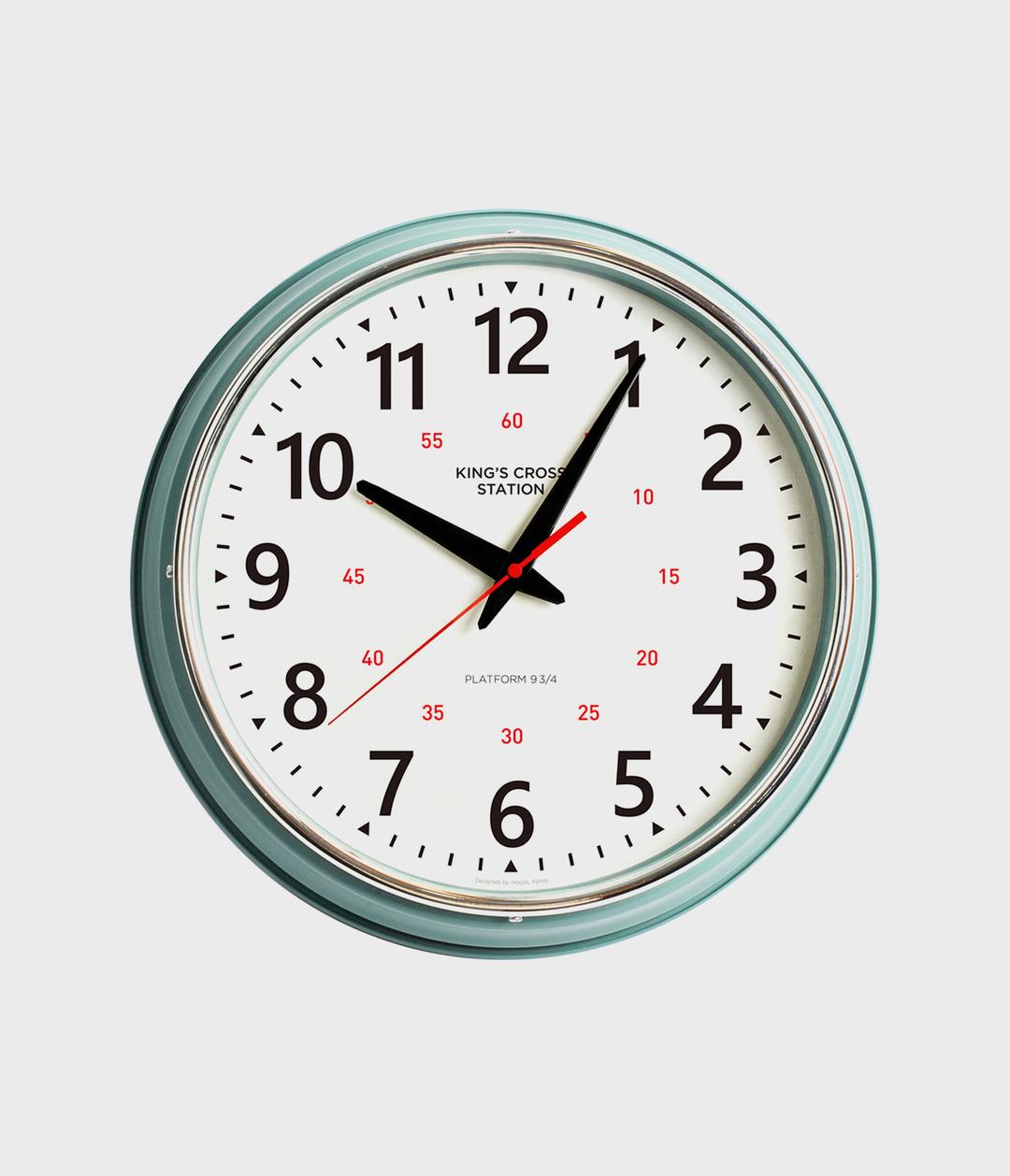 무아스 런던 빈티지 무소음 벽시계 - 숫자