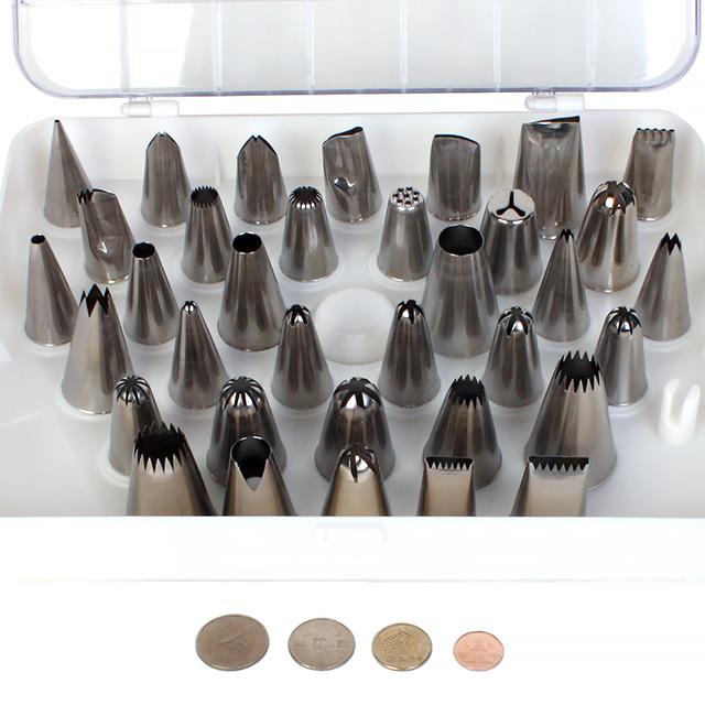 모양깍지 35종 세트 (중대형 별깍지 원형팁)