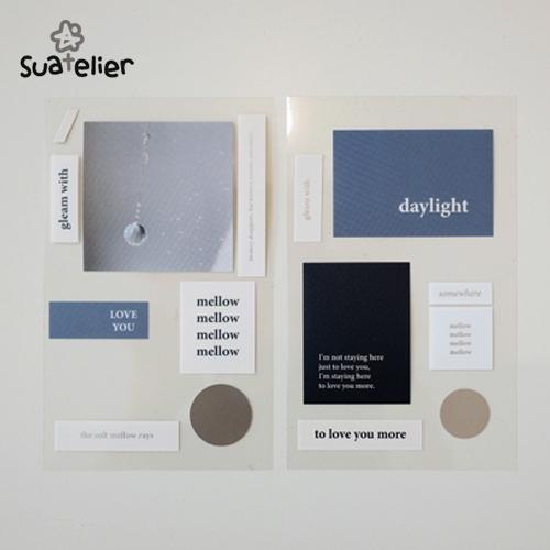 슈아뜰리에 팬시 다꾸 스티커 Gleam with #1094