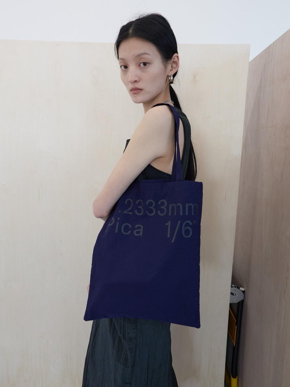 DOUBLE-SIDED LOGO SHOULDER BAG (purple)