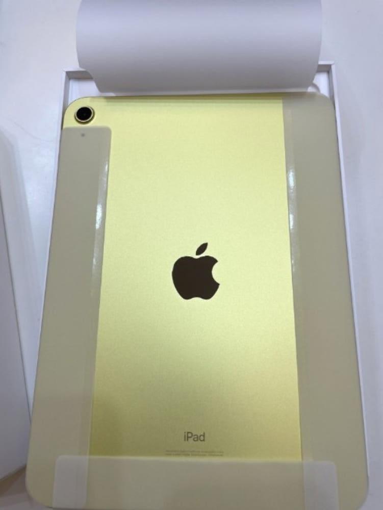 [애플 아이패드] 애플 아이패드 10세대 셀룰러 64기가 옐로우 (국내 정식 발매 제품) MQ6L3KH/A