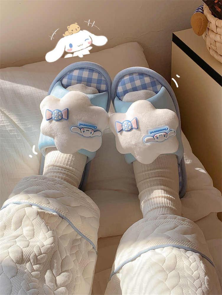 산리오 캐릭터 실내화 시나모롤 귀여운 슬리퍼