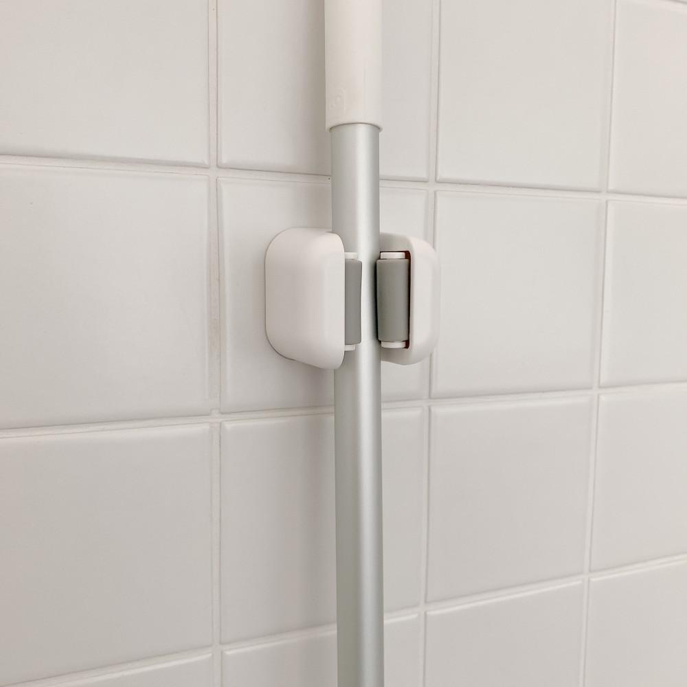 청소도구 꽂이 물걸레밀대 걸이