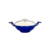 라바 주물 베이비 웍 세이블 블루 16cm