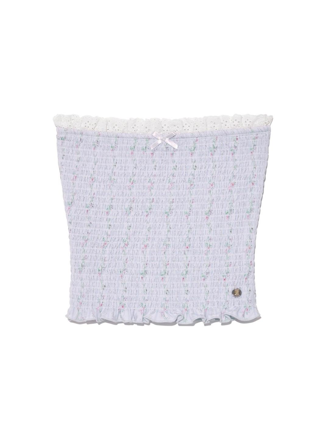 SMOKE TUBE TOP (SKY BLOOM)