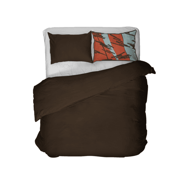 Plain Duvet Cover (Chestnut)
