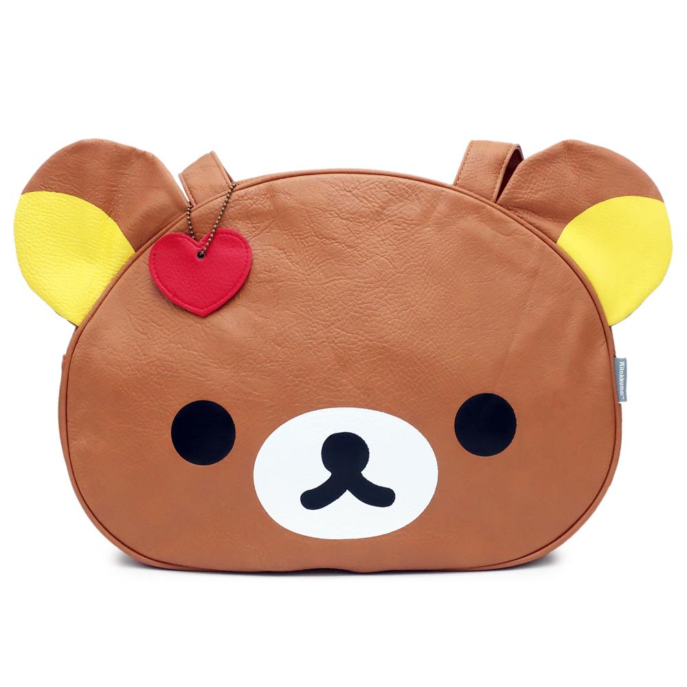 리락쿠마 얼굴 보스턴 가방 / 보조 여행 다용도 귀여운 캐릭터
