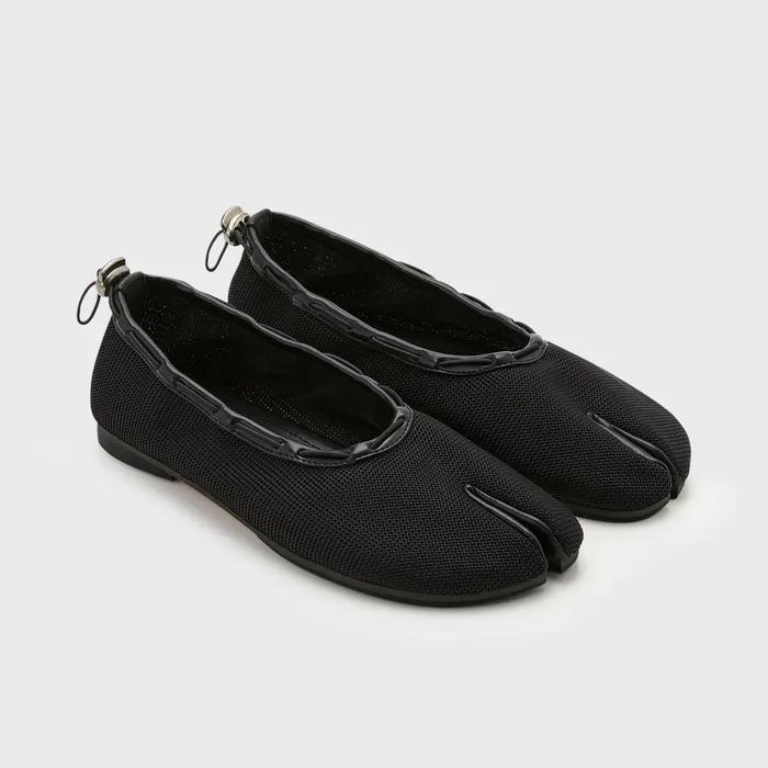 [단독] [6차 재입고] Mesh Air String Flat / Black