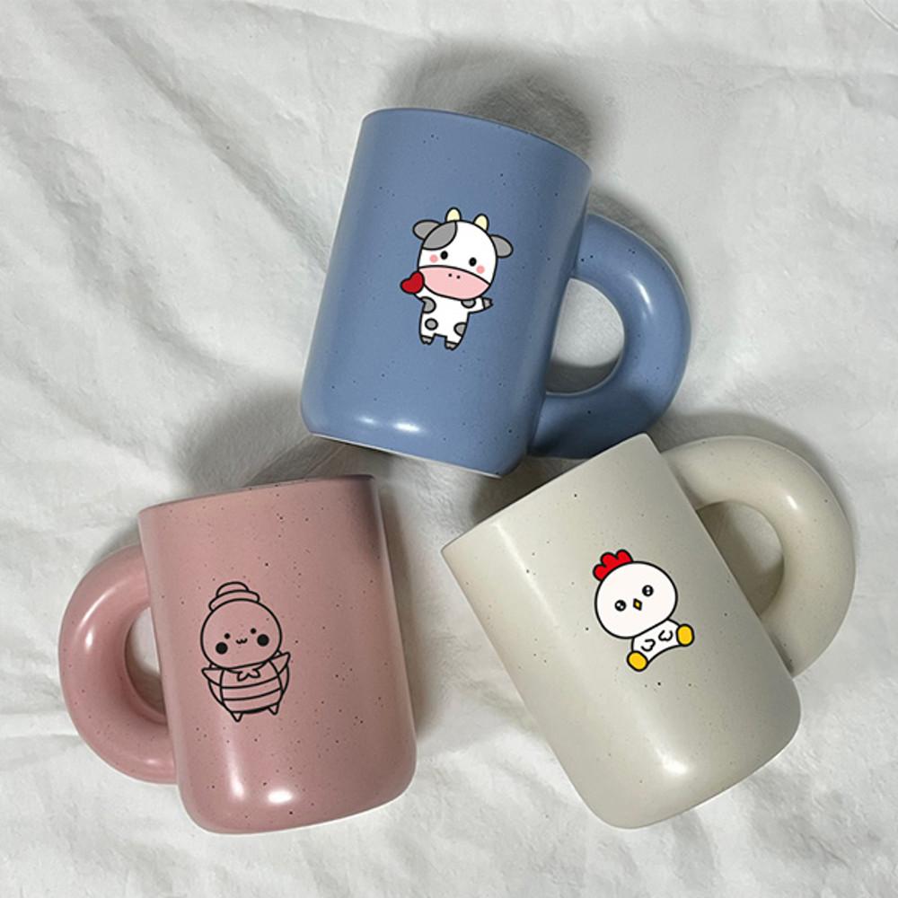 라운드 머그컵 제작 전사 인쇄