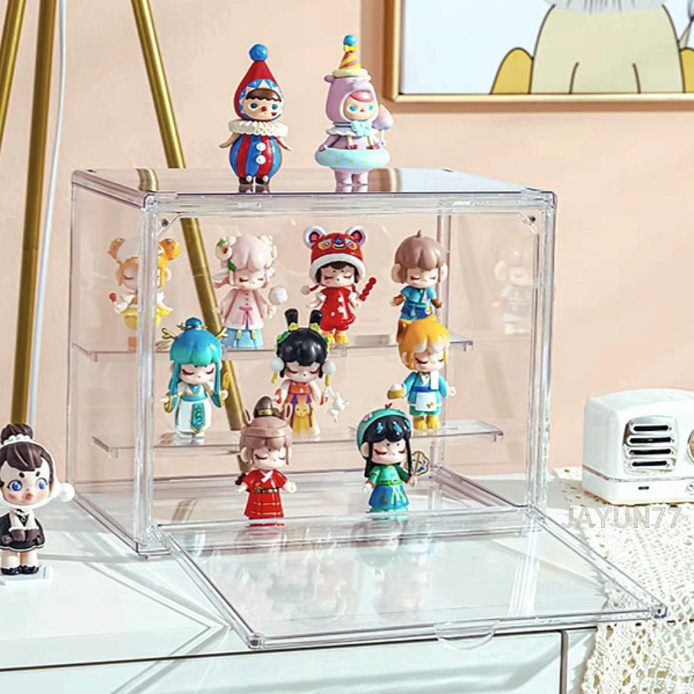 레고 피규어 케이스 투명 아크릴 장식장 투명 보관함 계단 미니 진열장 전시장