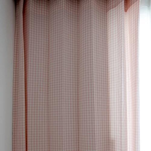 멜란체크 커튼 러블리핑크 아이방 여아방