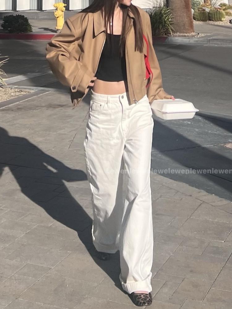 ( 당일배송) / 르웬 일자 와이드 데님 팬츠